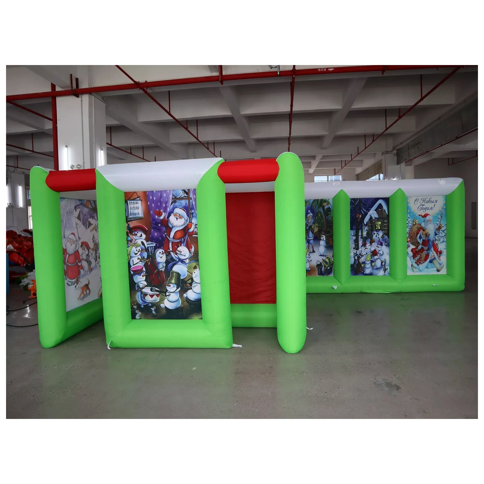 Outdoor Adventure Kids Party - Large Open Top Inflatable Maze 6X6m