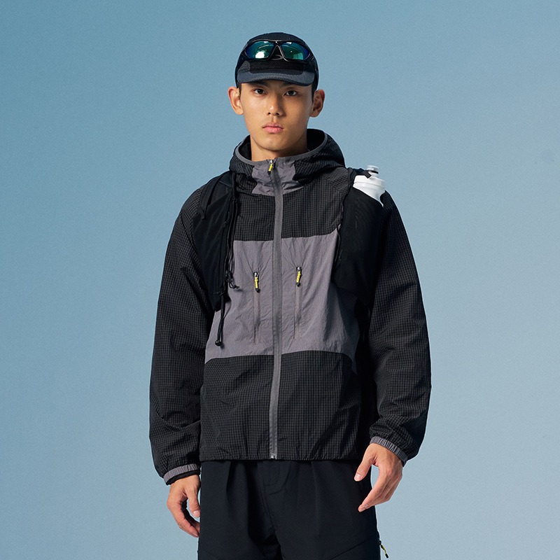 Outdoor Adventure Windbreaker - Unisex Lightweight Water-Repellent Hiking Breathable Windbreaker