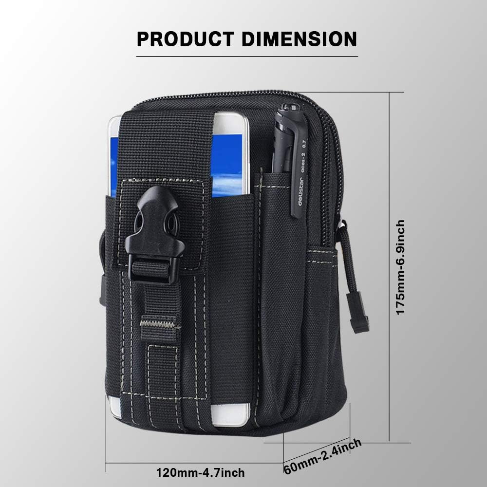 Tactical Molle Belt Pouch Mili - Outdoor Adventures ulasan dan harga