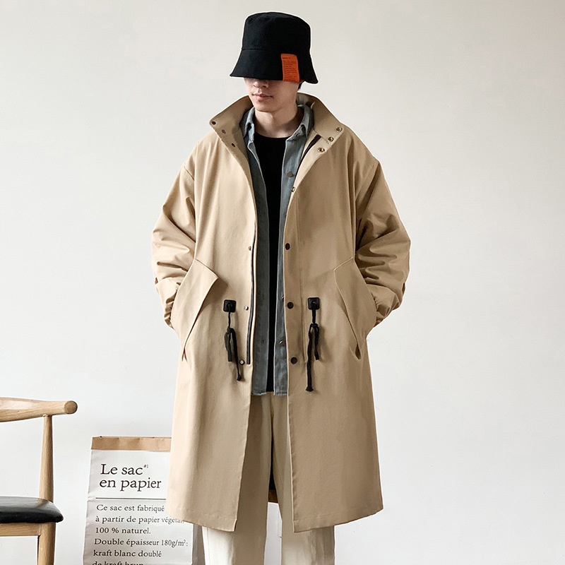 Trench Plaid Coat Mens Windbre - Outdoor Adventure Windbreaker ulasan dan harga