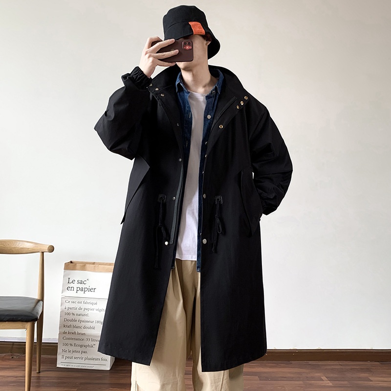Trench Plaid Coat Mens Windbre - Outdoor Adventure Windbreaker ulasan dan harga