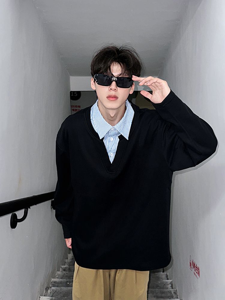 Mens No Hat Hoodies Kpop Fishi - Outdoor Adventure Windbreaker ulasan dan harga