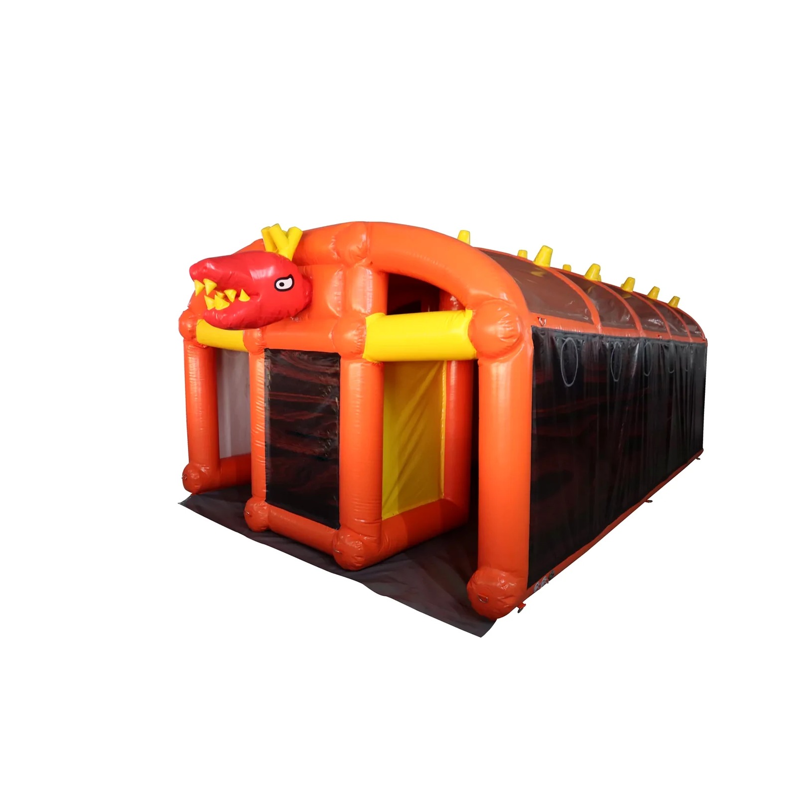 Large Orange Inflatable Maze 3 - Outdoor Adventure Kids Party ulasan dan harga