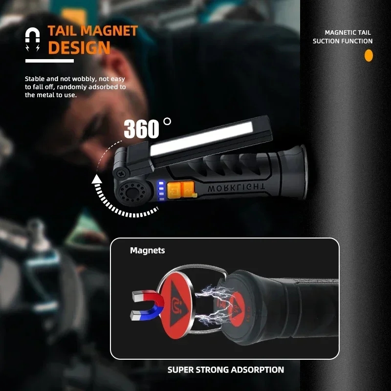 Portable COB LED Flashlight US - Outdoor Adventures ulasan dan harga