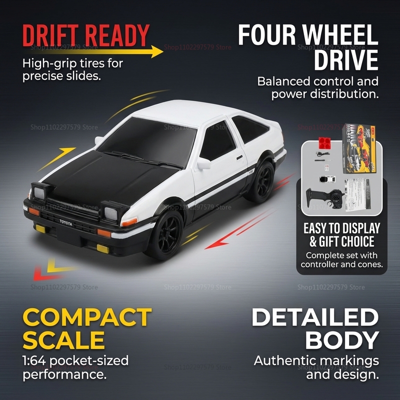 2026 RC Drift Cars 1/64 Scale  - Outdoor Adventure Races ulasan dan harga