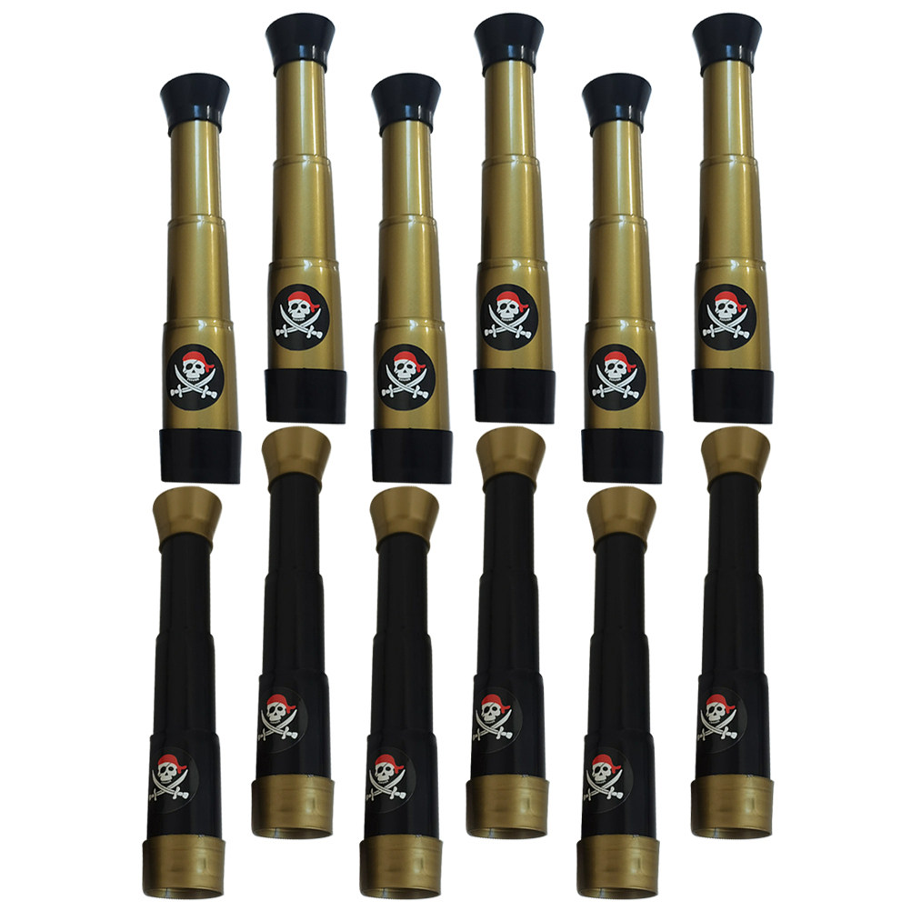 12Pcs Kids Pirate Telescope Se - Outdoor Adventure Kids Party ulasan dan harga