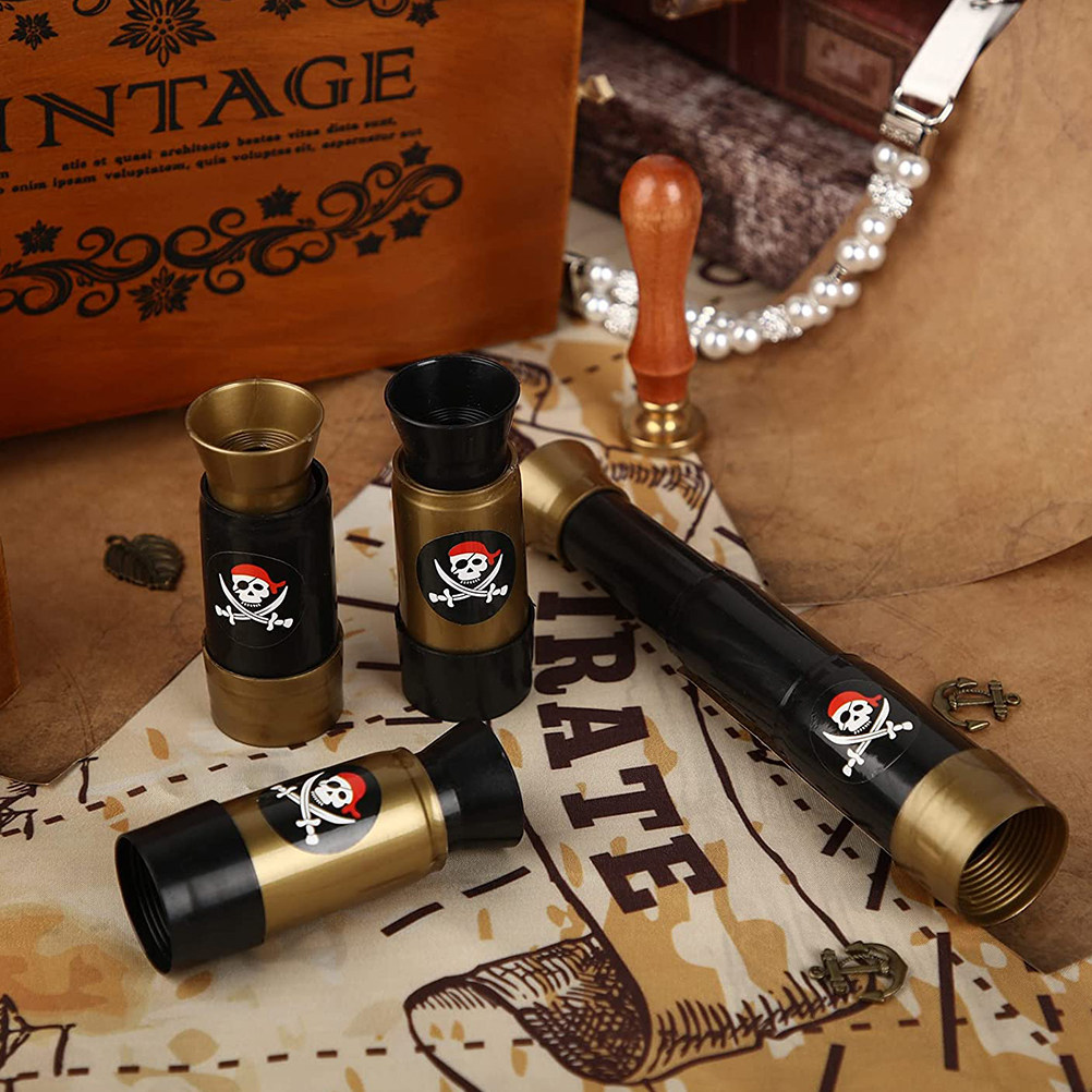 12Pcs Kids Pirate Telescope Se - Outdoor Adventure Kids Party ulasan dan harga
