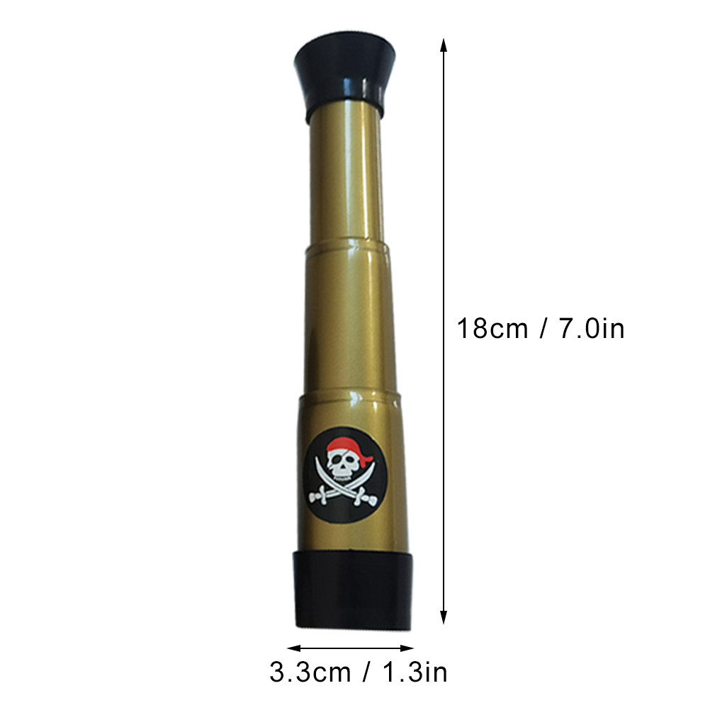 12Pcs Kids Pirate Telescope Se - Outdoor Adventure Kids Party ulasan dan harga