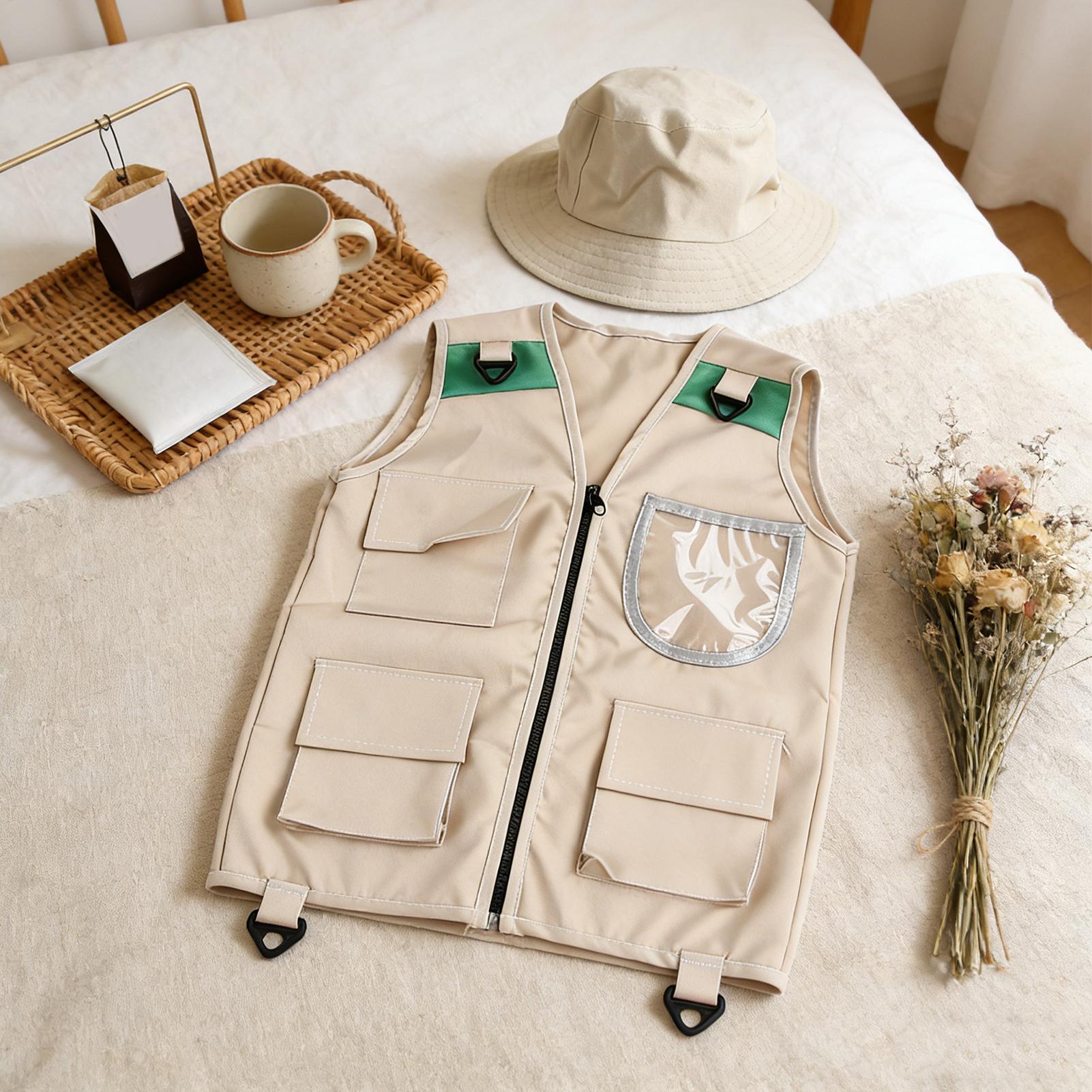 Kids Costume Vest Hat ,Nature  - Outdoor Adventure Kids Party ulasan dan harga