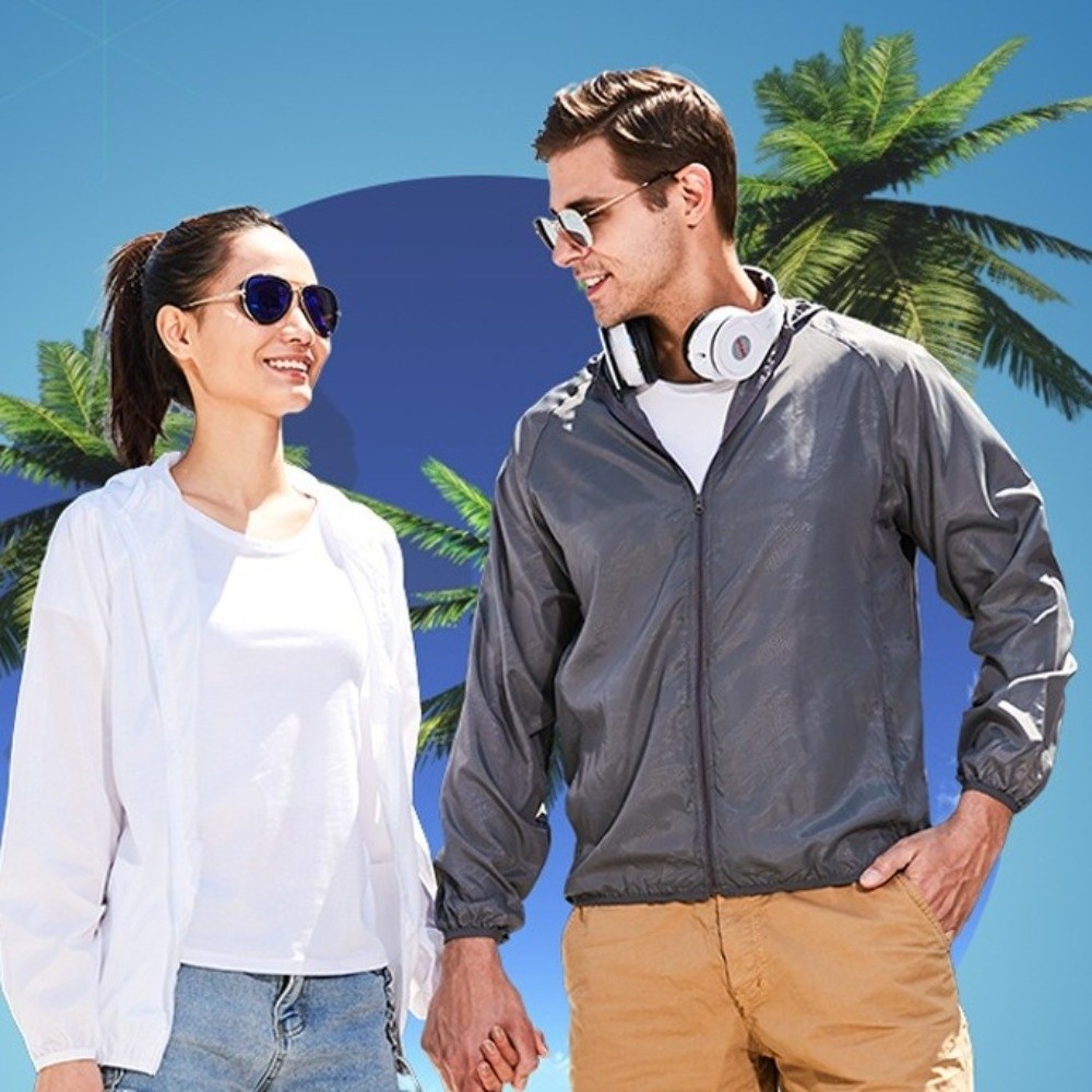 Casual Ultra Light Sun Protect - Outdoor Adventure Windbreaker ulasan dan harga