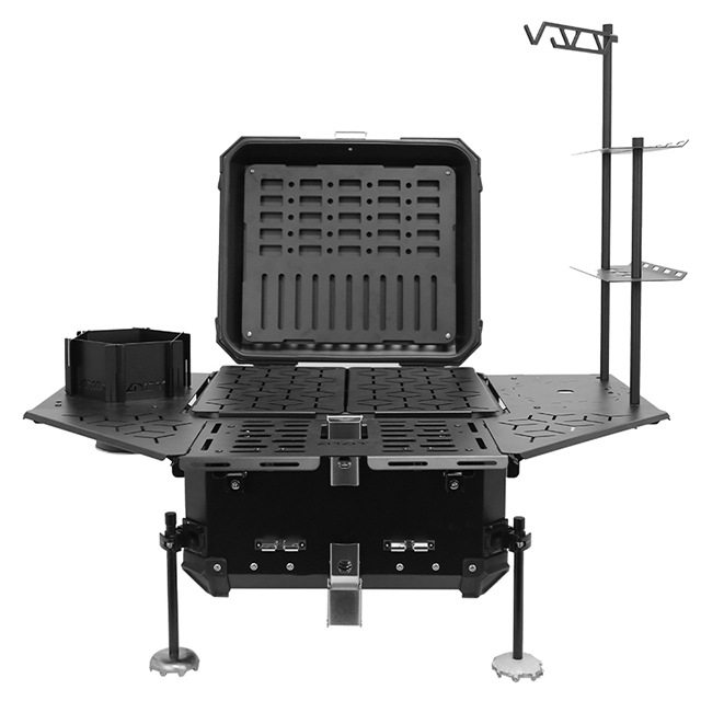 Multi-functional Aluminum Allo - Outdoor Adventure Table With Storage ulasan dan harga
