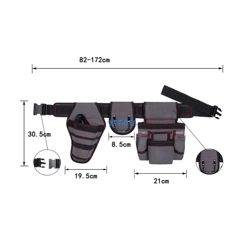 E15A Multiple Pockets Tool Sto - Outdoor Adventure Jobs ulasan dan harga