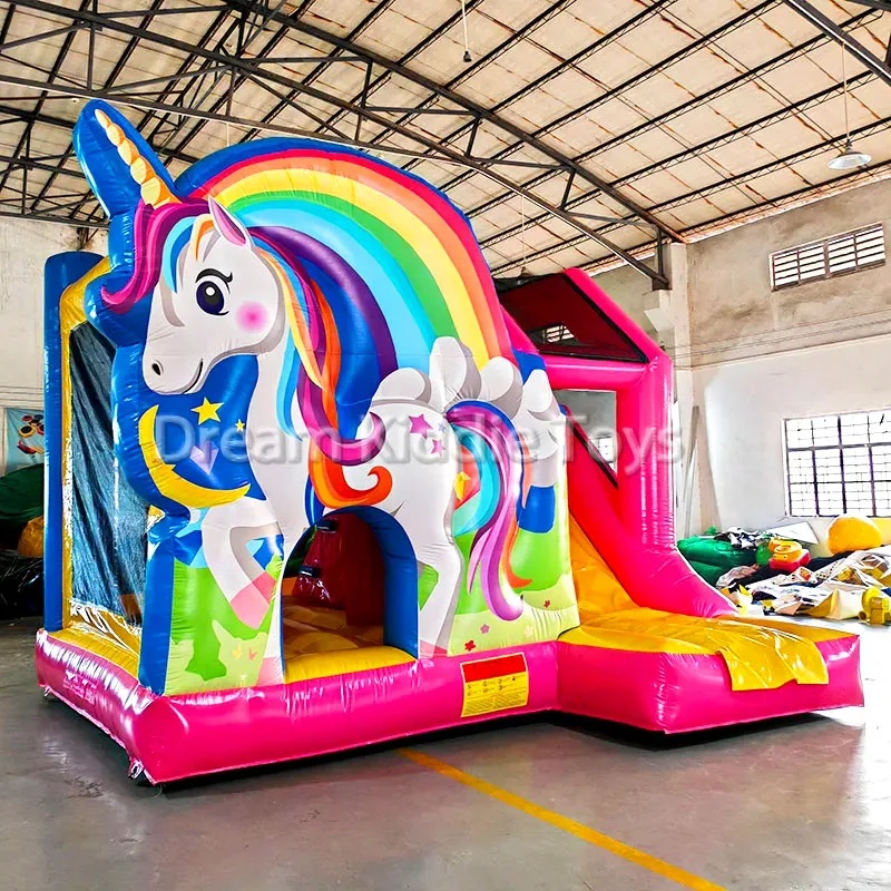 Unicorn Rainbow PVC Inflatable - Outdoor Adventure Kids Party ulasan dan harga