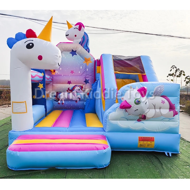 Unicorn Rainbow PVC Inflatable - Outdoor Adventure Kids Party ulasan dan harga