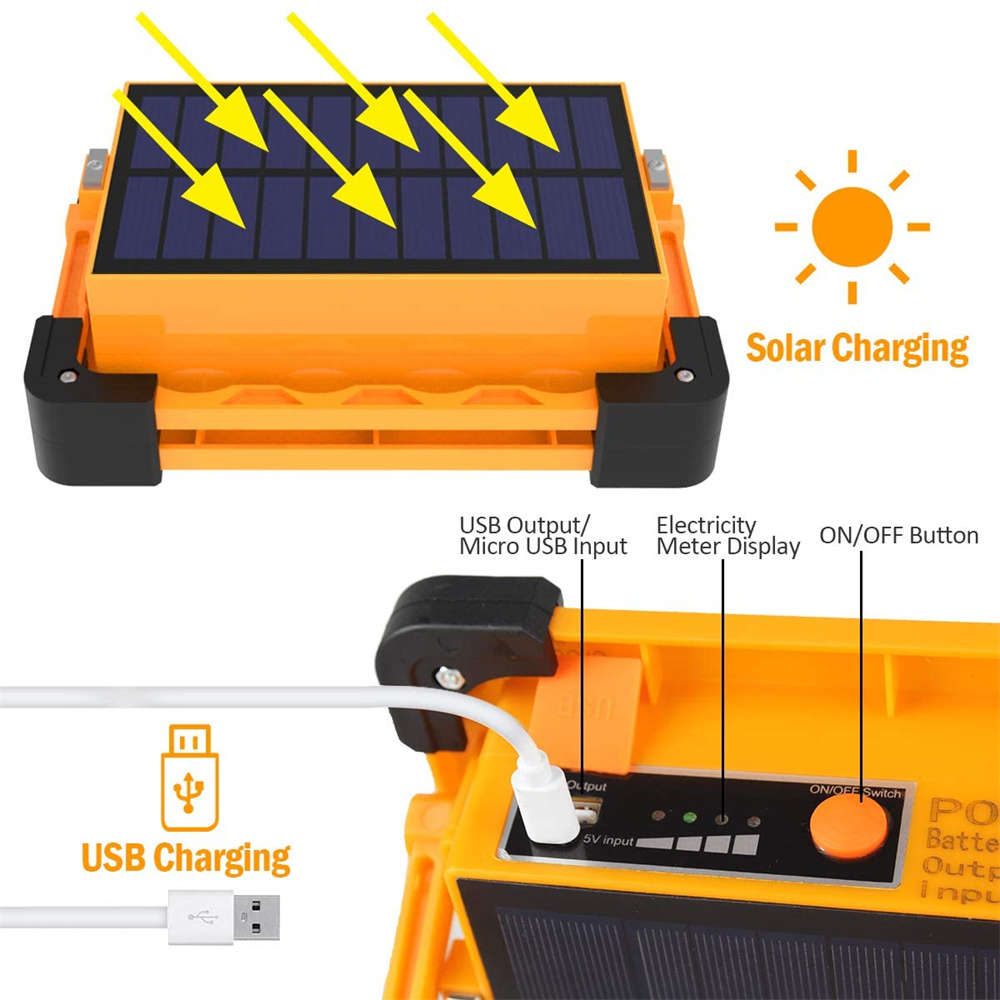 350W Rechargeable LED Solar Wo - Outdoor Adventure Jobs ulasan dan harga