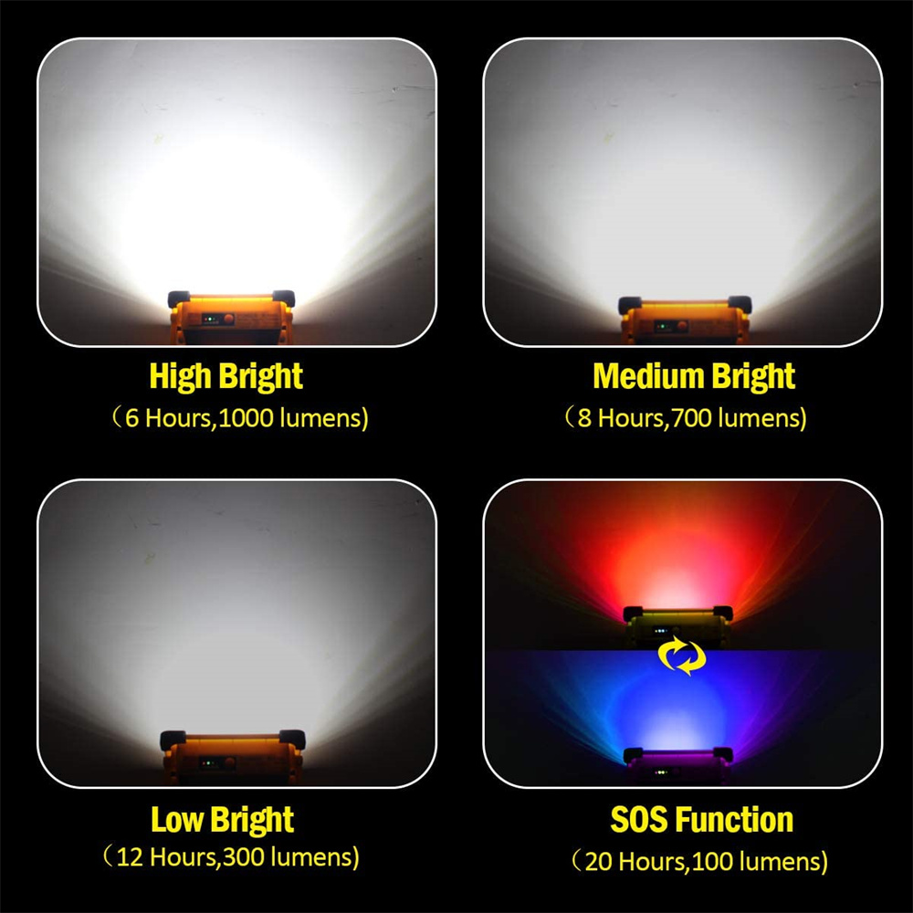 350W Rechargeable LED Solar Wo - Outdoor Adventure Jobs ulasan dan harga