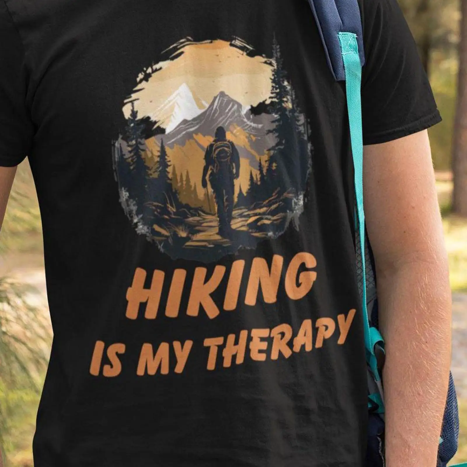 Hiking Is My Therapy T Shirt N - Outdoor Adventure Therapy ulasan dan harga