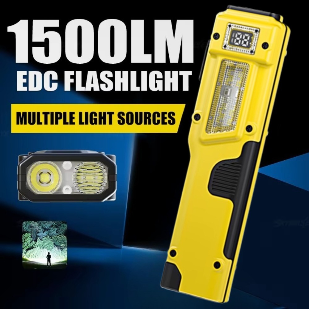 Ultra-Thin EDC Rechargeable LE - Outdoor Adventures ulasan dan harga