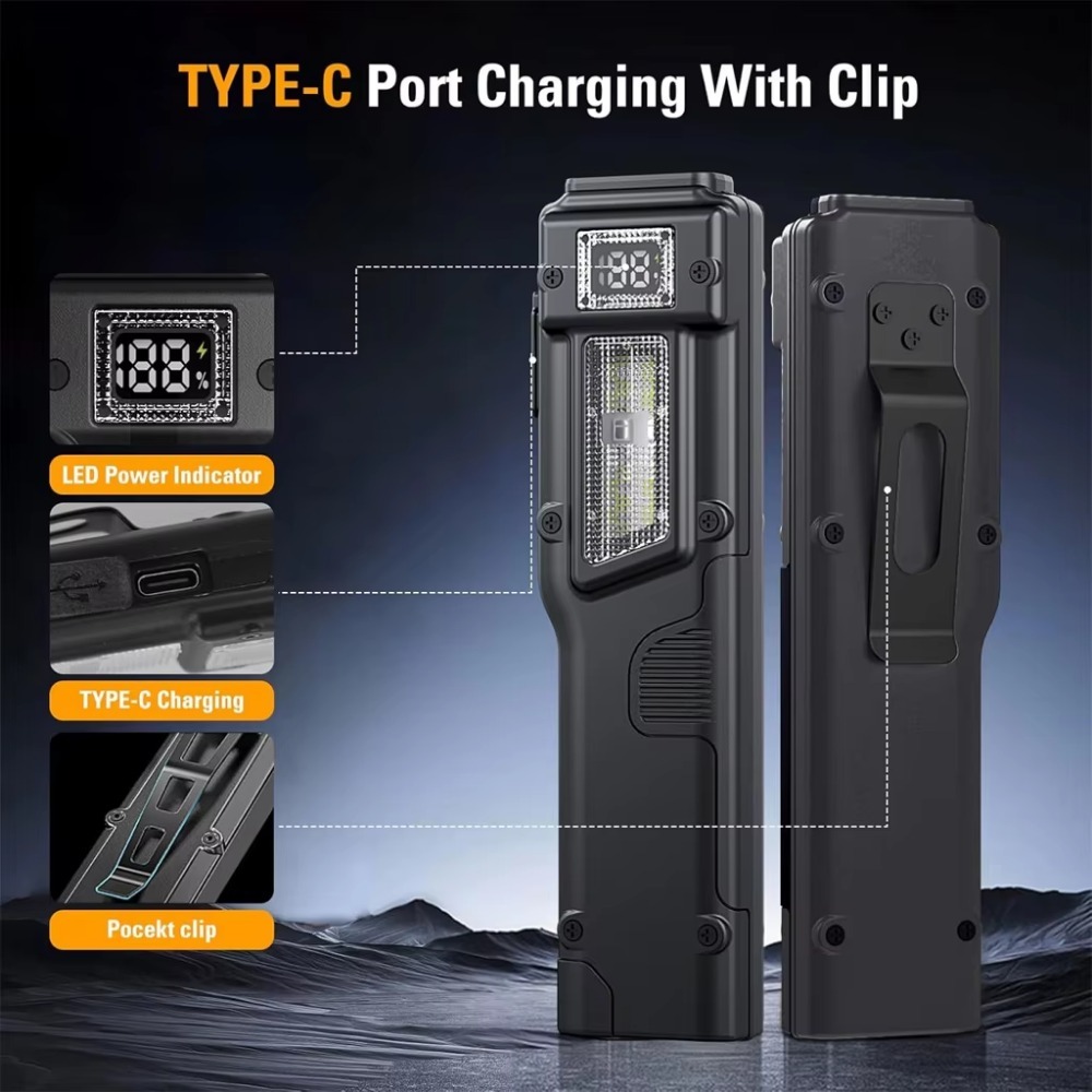 Ultra-Thin EDC Rechargeable LE - Outdoor Adventures ulasan dan harga