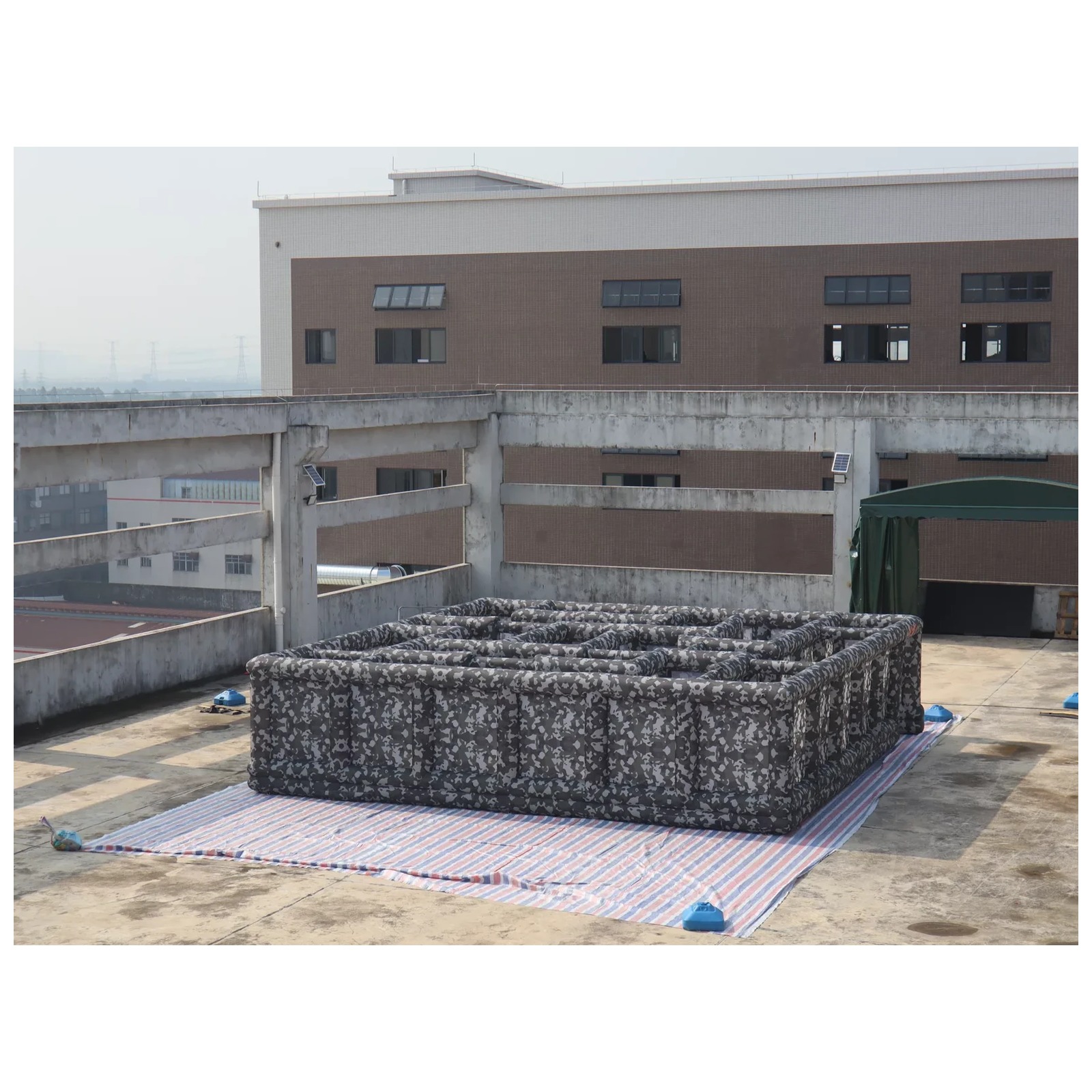 Large Gray Camouflage Open Inf - Outdoor Adventure Kids Party ulasan dan harga