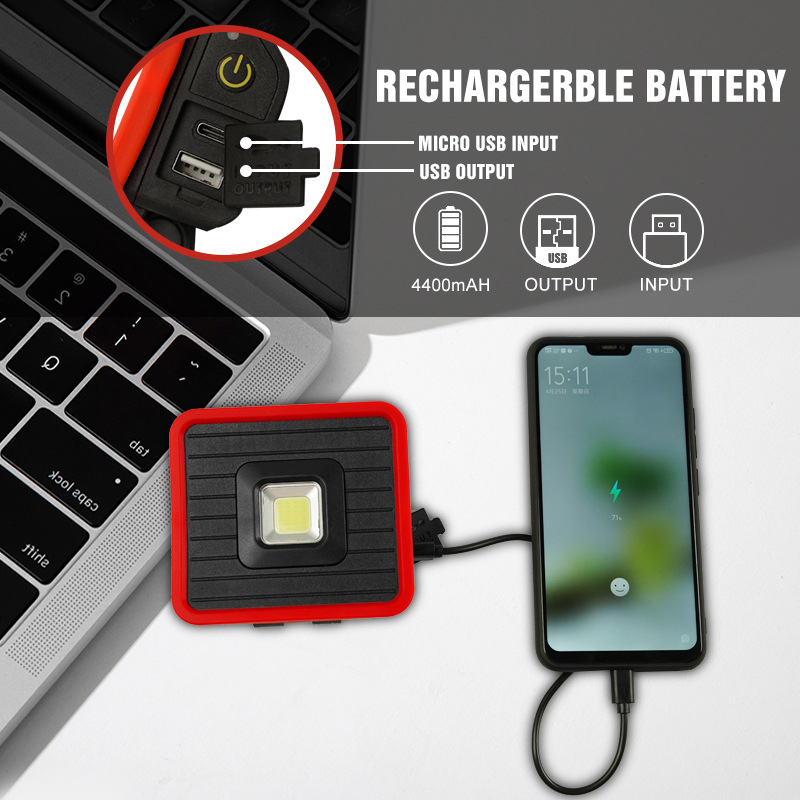 Portable LED Work Light USB Re - Outdoor Adventure Jobs ulasan dan harga