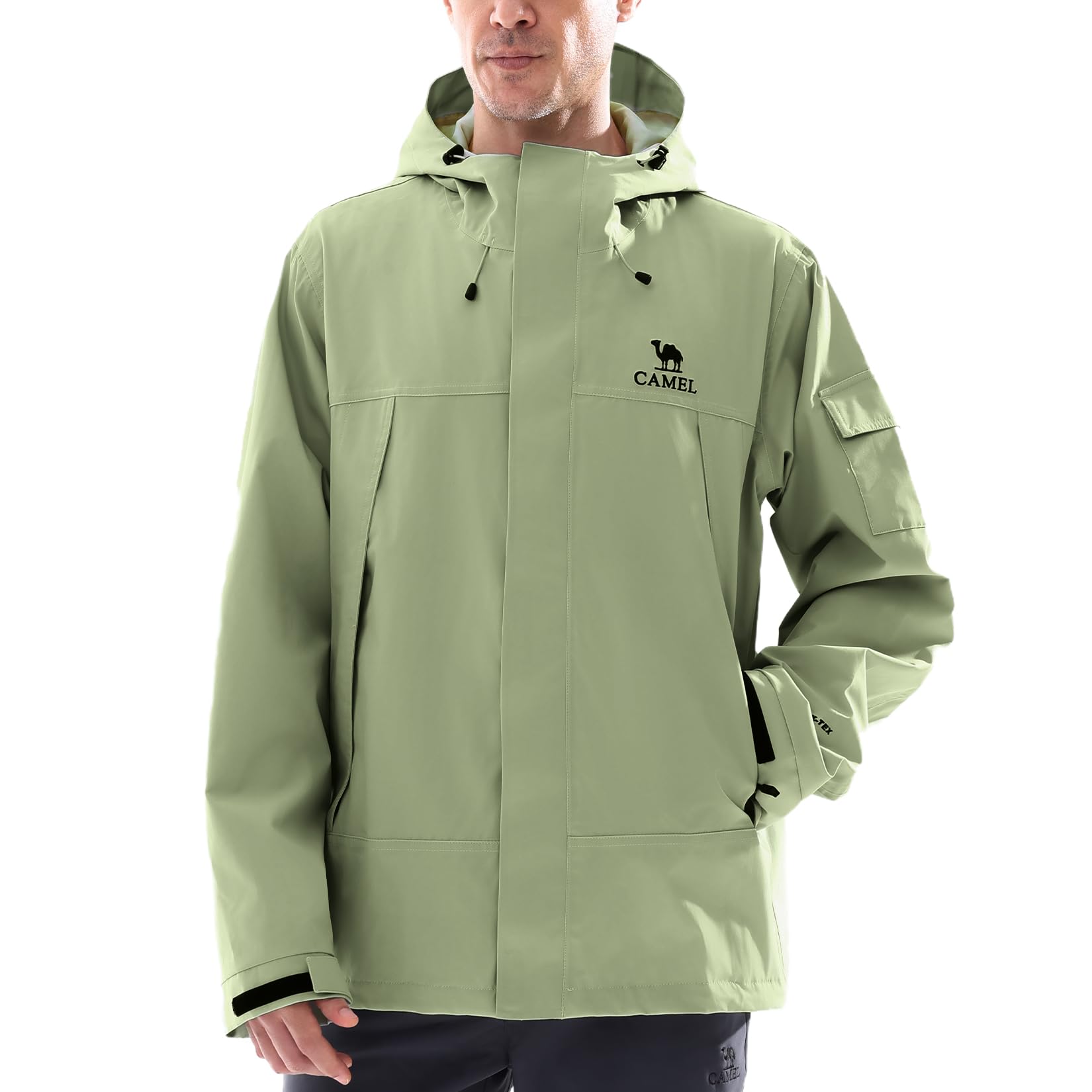 GOLDEN CAMEL Men's Rain Jacket - Outdoor Adventure Windbreaker ulasan dan harga