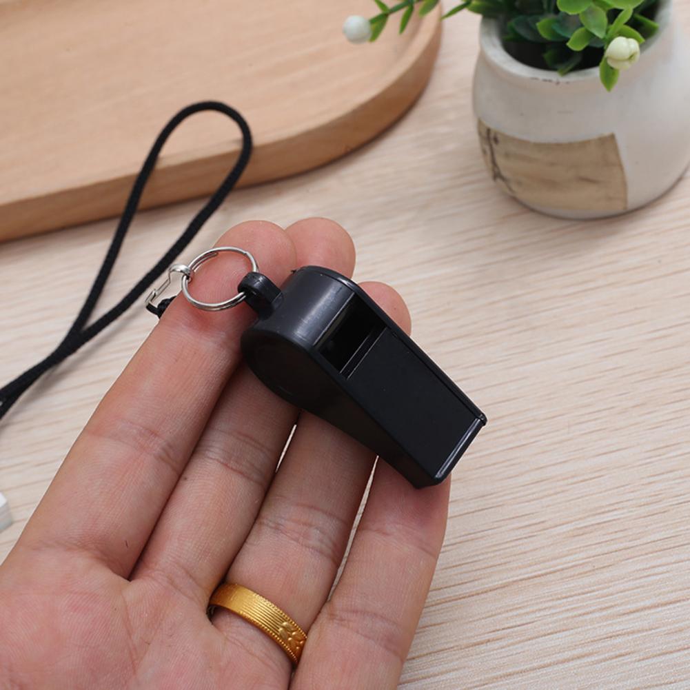 10Pcs Plastic Whistles with La - Emergency Whistle Pea ulasan dan harga